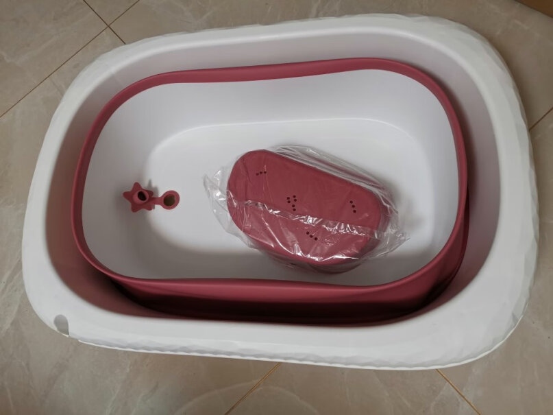 世纪宝贝浴桶儿童沐浴桶婴儿洗澡盆二合一送的有浴网没有啊？