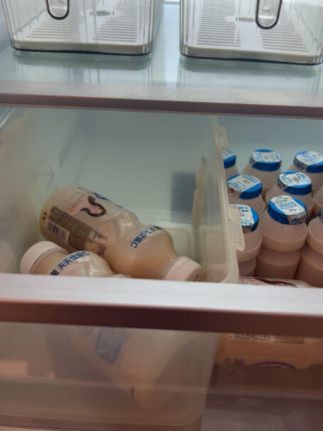 蒙牛优益C活菌百香果饮料4瓶你们收货后，饮用里面有没有冰渣子？