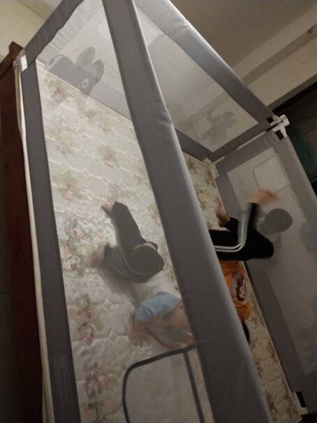 防护栏嘻优米床围栏护栏婴儿童床挡板宝宝防摔垂直升降灰色小象质量值得入手吗,详细评测报告？