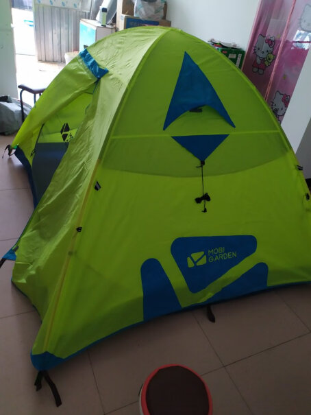 帐篷-垫子牧高笛露营防风防雨通风透气三人铝杆帐篷评测真的很坑吗？多少钱？