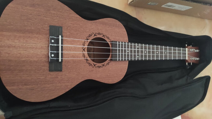 竹霖生ukulele尤克里里乌克丽丽21英寸棕色初学民谣小吉他在吗 明天中午能到吗？