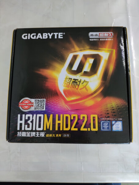 技嘉H310MHD2这个主板没有9100f U 的版本能用么？