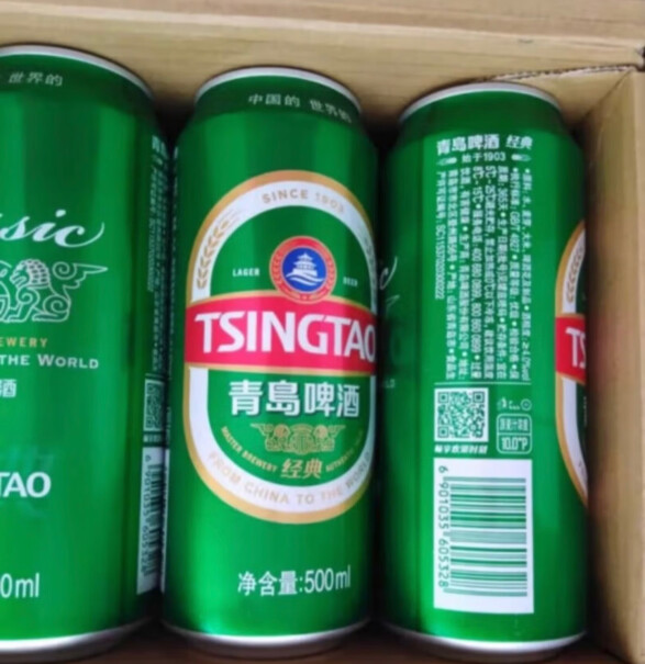 青岛啤酒型号天津地区是哪里产的？