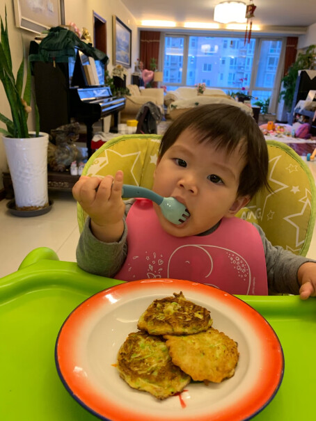 儿童餐具babycare宝宝学吃饭弯头叉勺套装硅胶辅食勺婴儿训练勺冰箱评测质量怎么样！好用吗？