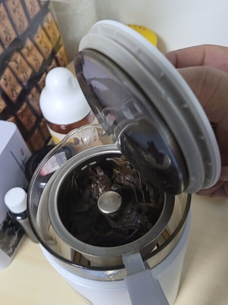 美的养生壶煮茶器煮茶壶烧水功能下烧完以后能保温吗，保温灯亮不亮？