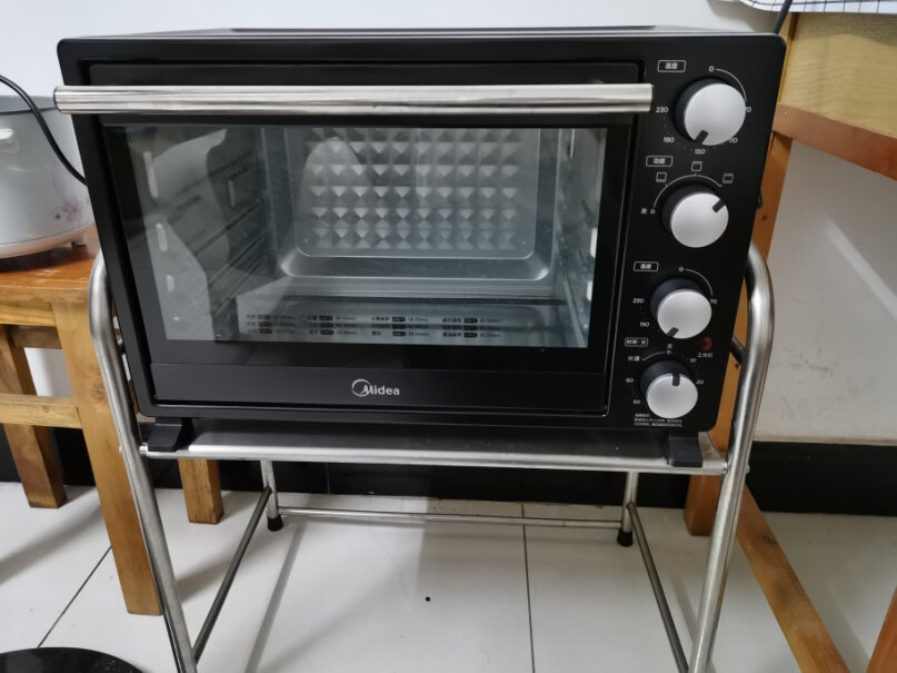 美的PT3501家用电烤箱如何按装？
