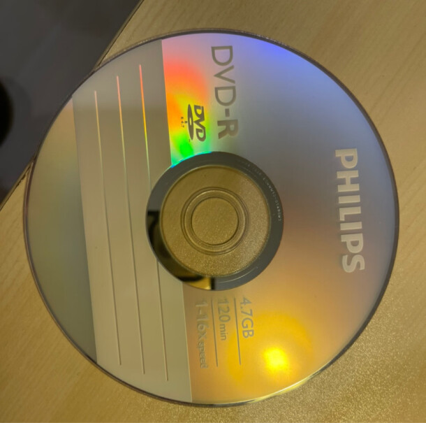 飞利浦DVD-R空白光盘无法打开，在电脑上不显示？