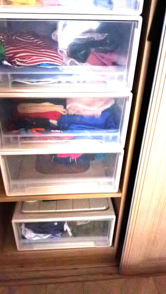 收纳箱百露抽屉式收纳箱塑料透明衣柜收纳盒衣物整理箱衣服储物箱收纳柜冰箱评测质量怎么样！要注意哪些质量细节！