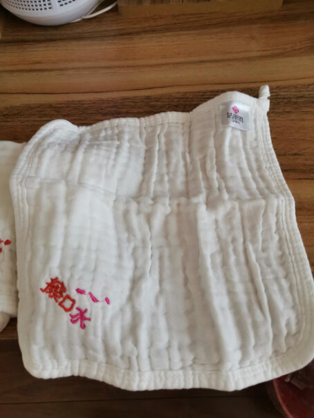 婴童毛巾-口水巾洁丽雅A类纯棉6层纱布口水巾婴儿小毛巾方巾5条装评测质量怎么样！来看下质量评测怎么样吧！