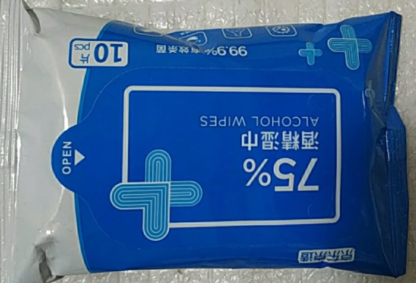 75%酒精湿巾80片*3包杀菌湿巾是不是掉毛？