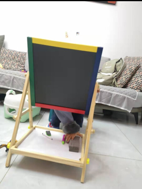 绘画工具实木小学生儿童双面画板画架套装小黑板支架式宝宝画画写字板哪个更合适,功能评测结果？