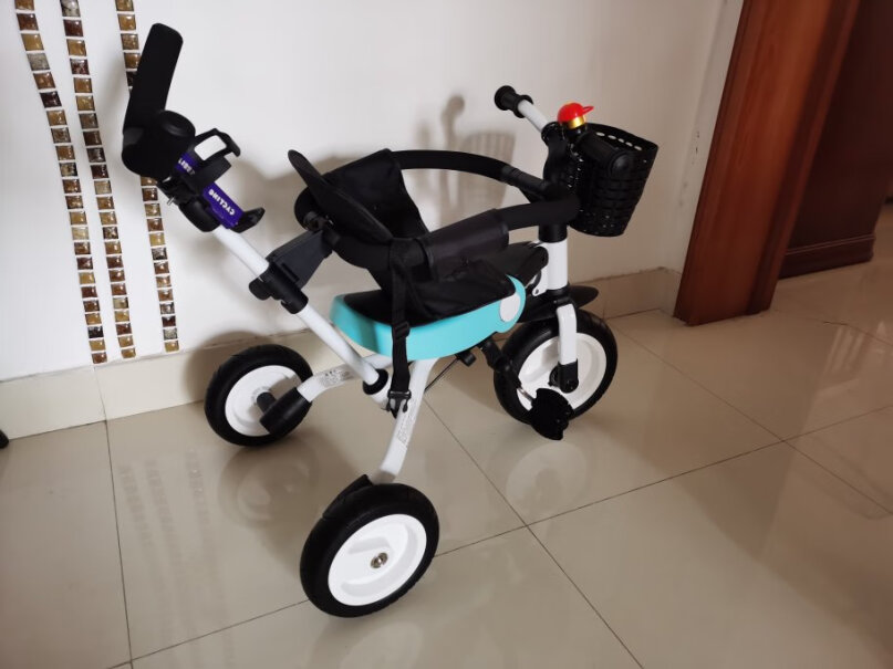 纳豆儿童三轮车脚踏车手推车婴儿溜娃神器外带会不会太重？