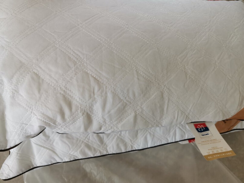 雅鹿绗缝枕芯买的枕芯但是包裹里面是一个白纱这是什么情况？