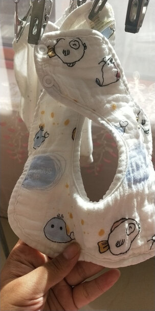 婴童毛巾-口水巾南极人Nanjiren5条装最真实的图文评测分享！性价比高吗？