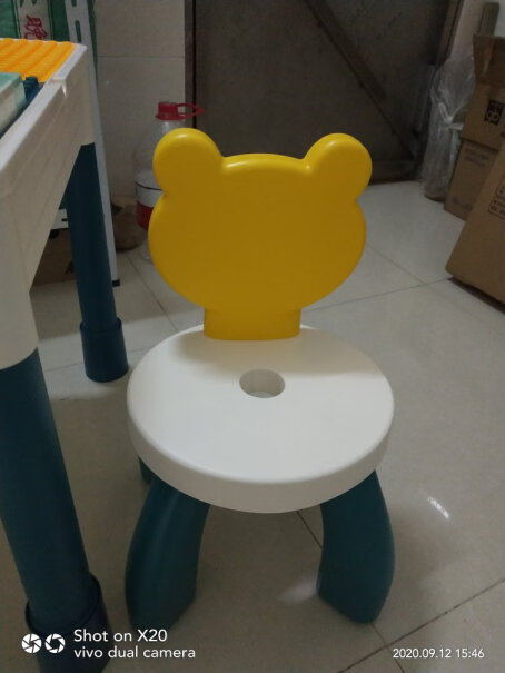 佳佰积木桌儿童收纳玩具桌有没有碰到想买小熊椅子款积木桌，却发了另一款的？