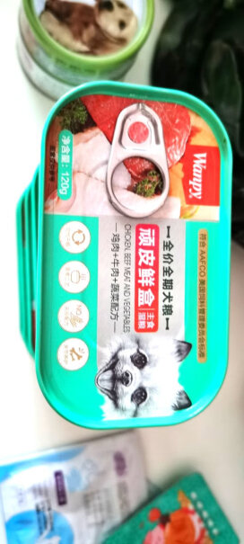 狗主食罐顽皮鲜盒狗主食罐头720g120g*6罐冰箱评测质量怎么样！来看看图文评测！