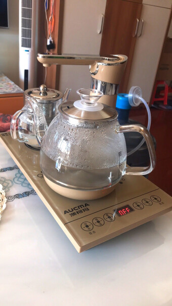 煮茶器-电茶盘澳柯玛自动上水电热水壶玻璃使用两个月反馈！评测不看后悔？