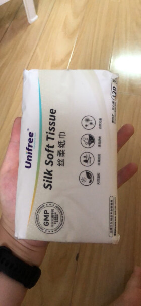 unifree婴儿纸巾乳霜纸抽纸三层120抽*5包m码17能带么？
