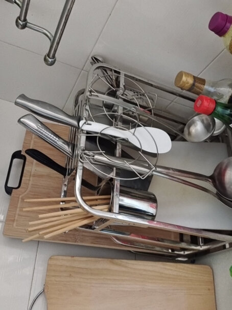 四季沐歌厨房用品沐歌置物架菜板砧板刀架收纳不锈钢性价比高吗？优缺点评测？