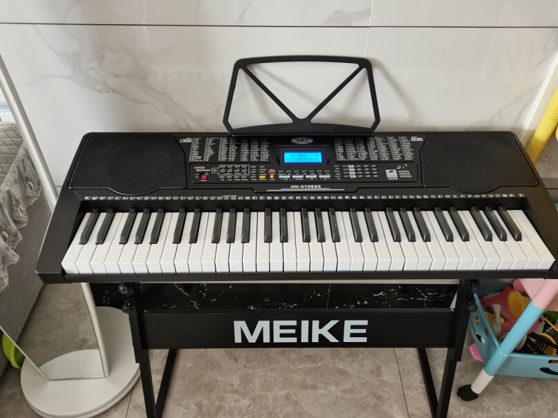 美科MK-97561键钢琴键多功能智能电子琴儿童初学乐器键宽多少啊？