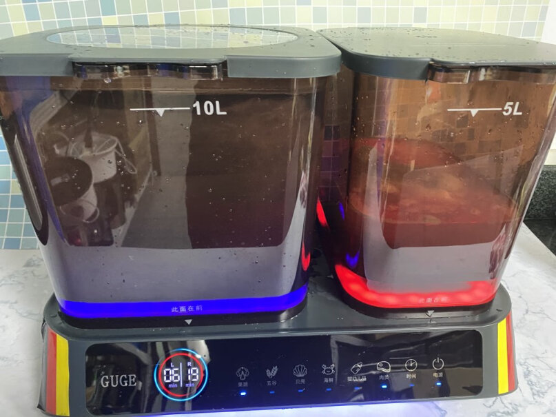 德国谷格果蔬清洗机全自动洗菜机家用肉类消毒多功能蔬果净化器篮子容易清洗吗？