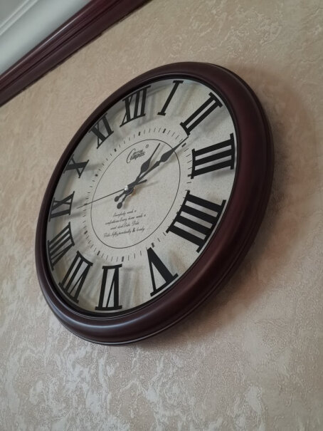 挂钟康巴丝挂钟16英寸静音钟表客厅卧室时钟欧式石英钟表挂墙使用体验,一定要了解的评测情况？