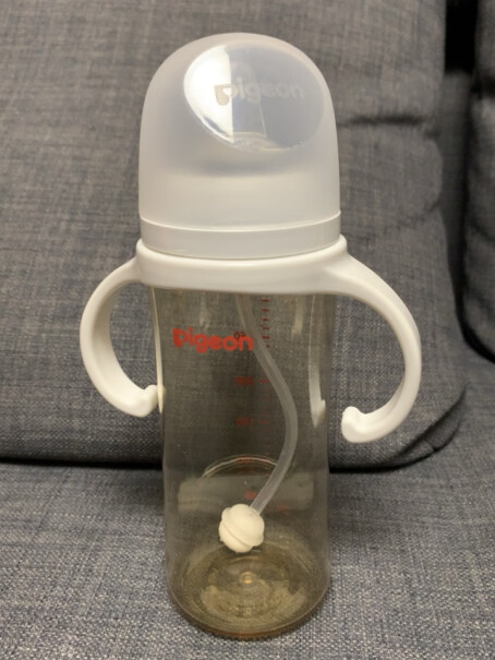 贝亲（Pigeon奶瓶自然实感第3代奶瓶请问有适合的把柄吗？