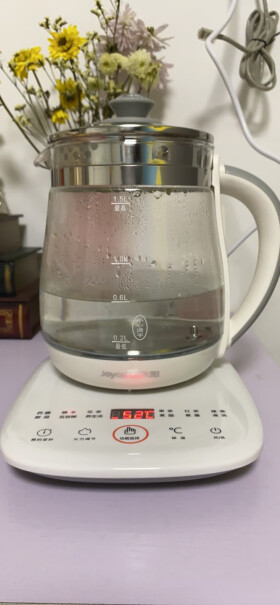 茶壶1.5L电水壶煮茶煎药九阳药膳茶具加热盘和玻璃衔接处的缝容不容易塞东西不好清洗呀？