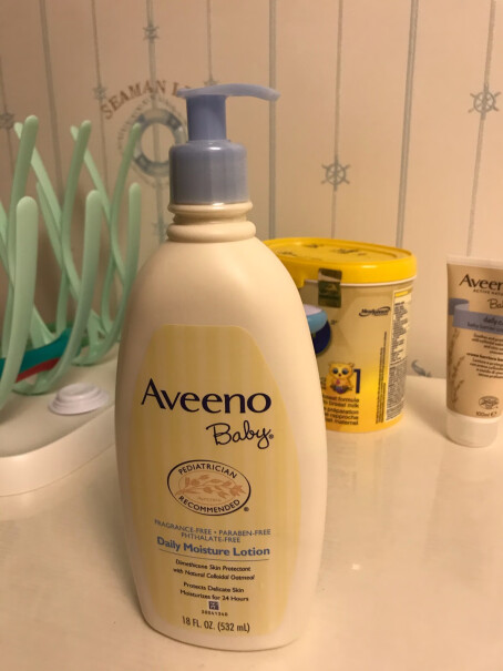 Aveeno艾惟诺婴儿保湿润肤身体乳我买的这个怎么没有验证的二维码呢？