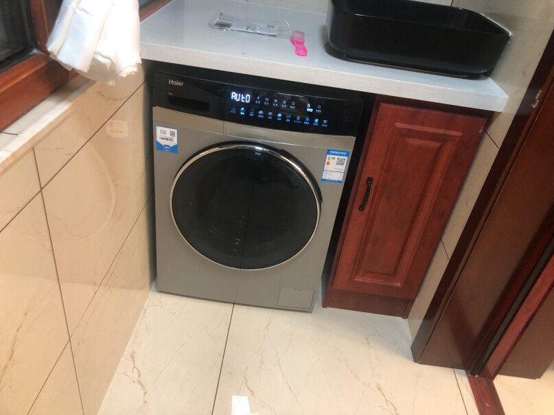 海尔滚筒洗衣机全自动10公斤洗烘一体请问真实购买顾客洗涤声音和脱水声音大不大？能接受吗？