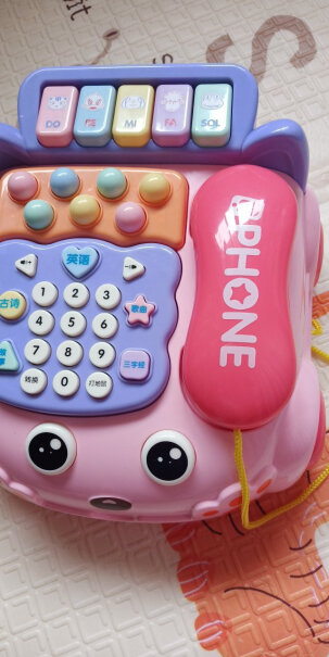 儿童玩具电话爱婴乐儿童电话机玩具婴儿男孩女孩1-3早教宝宝2岁评测解读该怎么选,网友点评？
