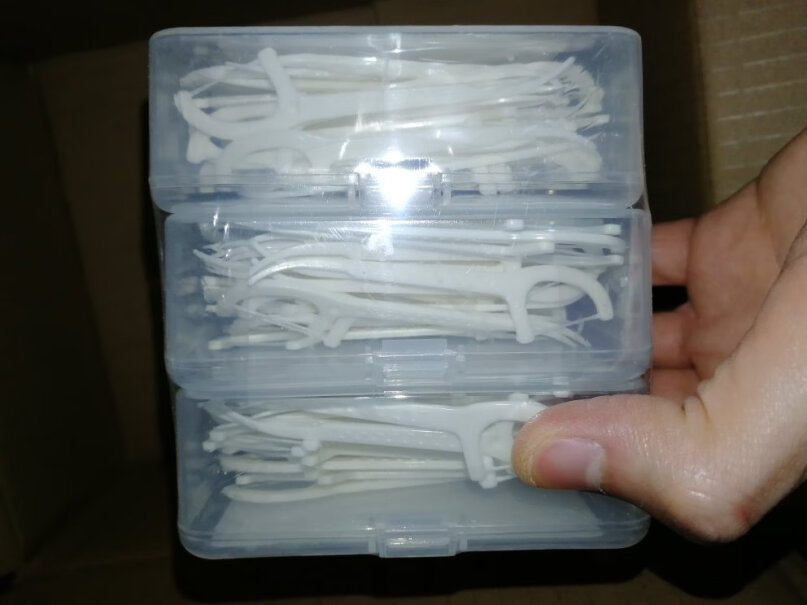 牙线-牙线棒屈臣氏圆线护理牙线棒50支X12盒最真实的图文评测分享！网友诚实不欺人！