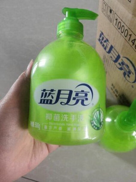 蓝月亮芦荟抑菌洗手液套装：500g瓶×6对新型冠状病毒有效吗？
