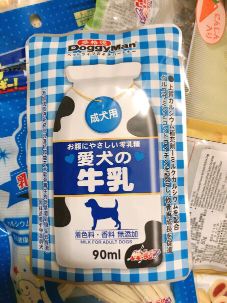 日本多格漫爱犬牛乳狗狗爱喝吗？