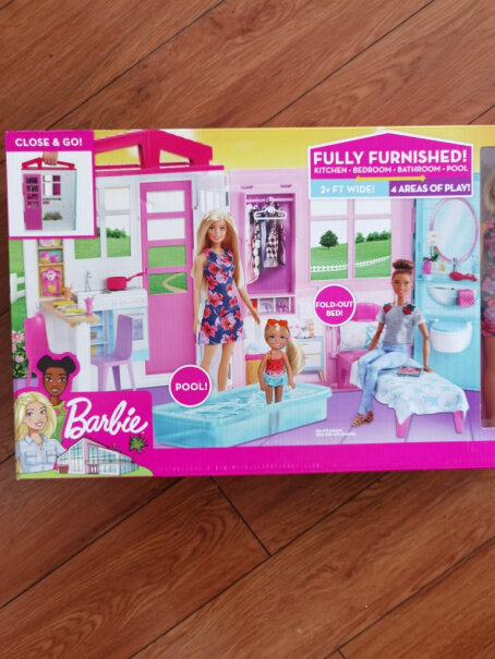 芭比Barbie女孩礼物芭比娃娃套装时尚玩具换装娃娃过家家玩具-芭比娃娃之时尚衣橱GBK12他们家咋没客服啊？找不到？