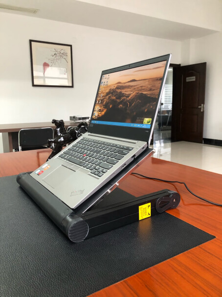 笔记本配件HAILE笔记本支架电脑显示器增高架办公室显示屏桌面升降桌置物架铝合金笔记本支架散热器底座AC-7黑评测哪款功能更好,质量靠谱吗？