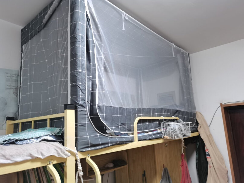 皮尔卡丹宿舍床帘学生蚊帐0.9米1.5米的床可以用吗？
