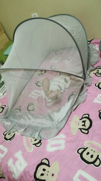 婴童凉席-蚊帐babycare婴儿蚊帐罩可折叠全罩式宝宝蚊帐分析哪款更适合你,真实测评质量优劣！