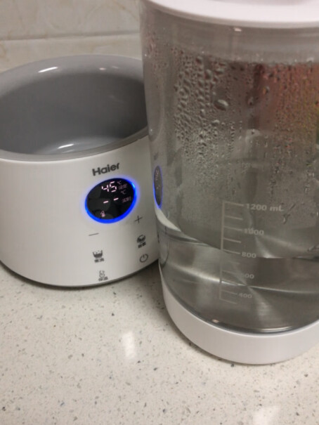 海尔恒温调奶器温奶器暖奶1.35L母婴神器奶粉这个恒温效果怎么样？比如设置50度，水温会偏差多少度？