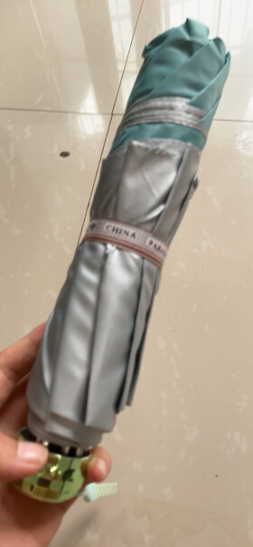 天堂伞三折银胶晴雨伞防紫外线太阳伞遮阳伞商务伞57cm*8骨商品太好用了，买来三个礼拜，从到货的那天起就开始不下雨了？