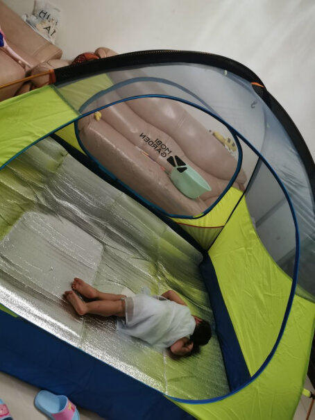 牧高笛露营防风防雨通风透气三人铝杆帐篷沙滩能用吗？