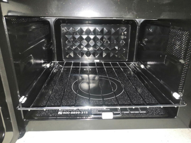 美的变频微波炉光波烧烤电烤箱一体机里面卫生好清洁吗？