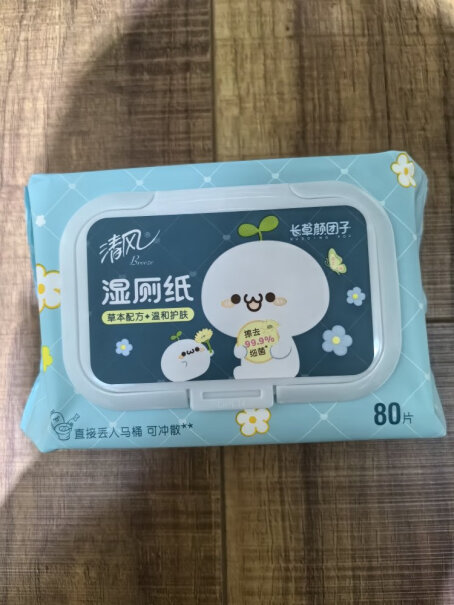 清风湿厕纸80片*5包400片湿巾分享一下使用心得？使用情况报告！