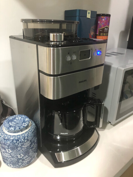 飞利浦咖啡机家用全自动美式咖啡机咖啡渣好清洗吗？