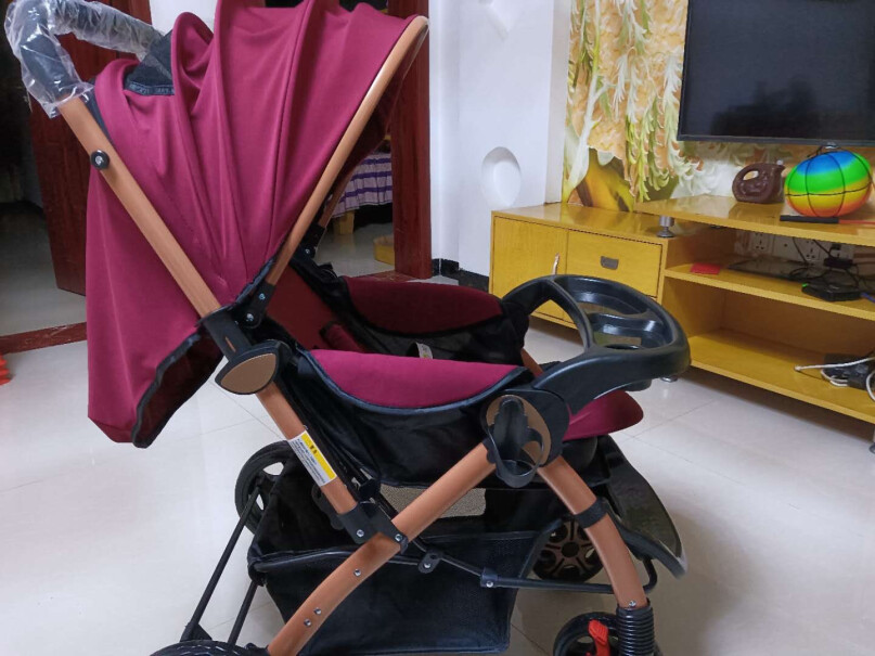 豪威婴儿推车双向避震可躺可坐小孩子儿童手推车轻便折叠一周半岁可以坐吗？