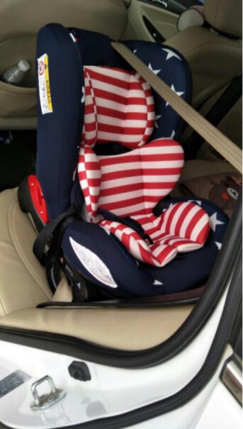 嘻优米儿童安全座椅汽车用车载婴儿可坐可躺0-12岁通用款红色真的好用吗？都是假的好评吗？