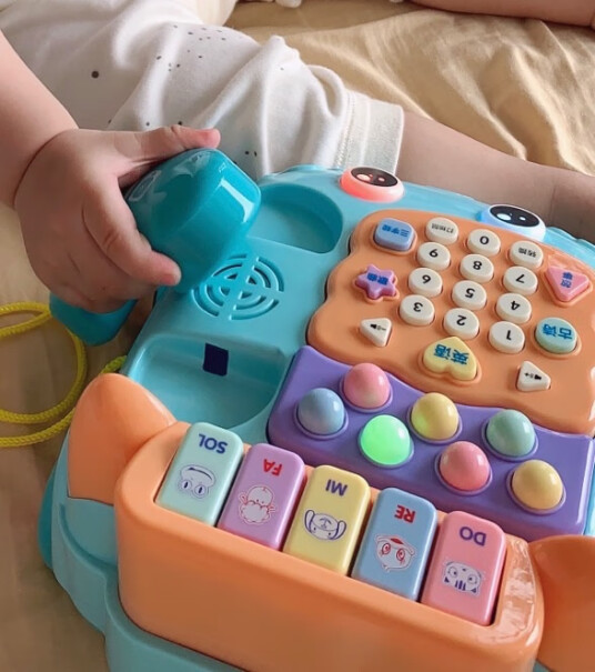 爱婴乐儿童电话机玩具婴儿男孩女孩1-3早教宝宝2岁1岁宝宝适合玩吗？