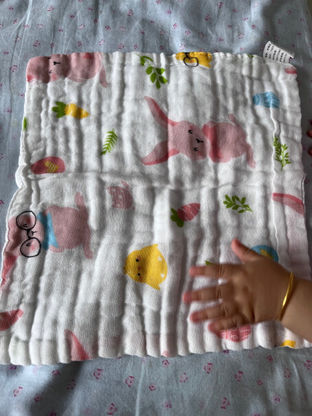 ELLE BABY儿童方巾纱布口水巾质量真的好吗？良心评测点评！