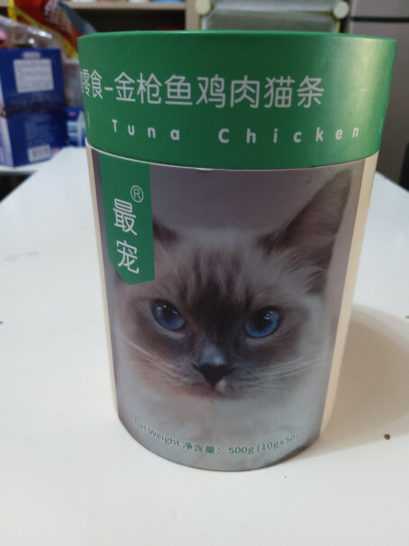 最宠PaddyTime猫零食金枪鱼猫条500g10g*50幼猫可以吃吗？