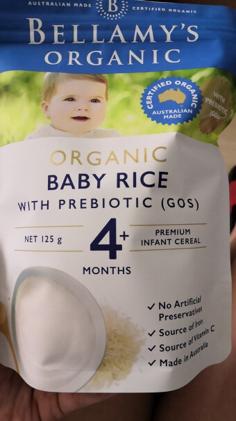 贝拉米Bellamy’s我家宝宝刚刚5个月，可以吃这个4+的吗？纯母乳喂养，第一次加辅食？